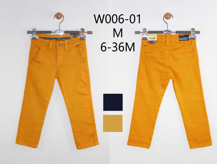 Picture of W00601 - BOYS HIGH QUALITY COTTON TROUSERS  6M-3/4 YEARS